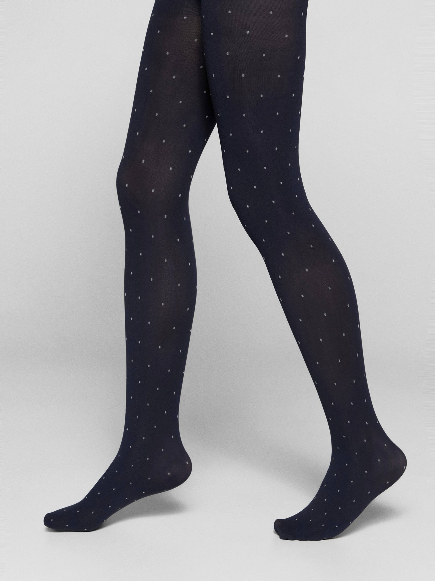 Conte Nadin 50 Den - Fantasy Dense Tights for Girls with a "small silver dots" - 10yr. 12yr. 14yr, 16yr. (14С-108СП)