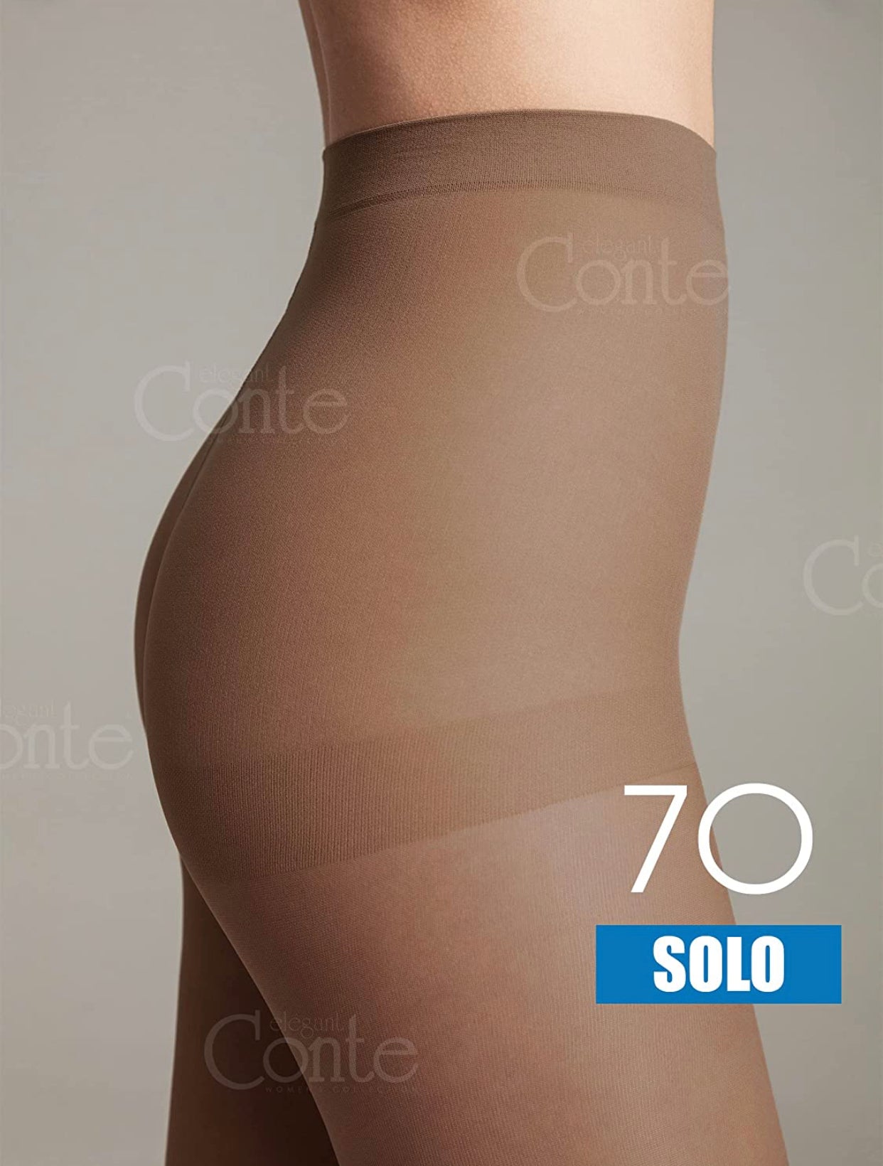Conte Solo 70 Den - Classic Women's Tights With a Reinforced